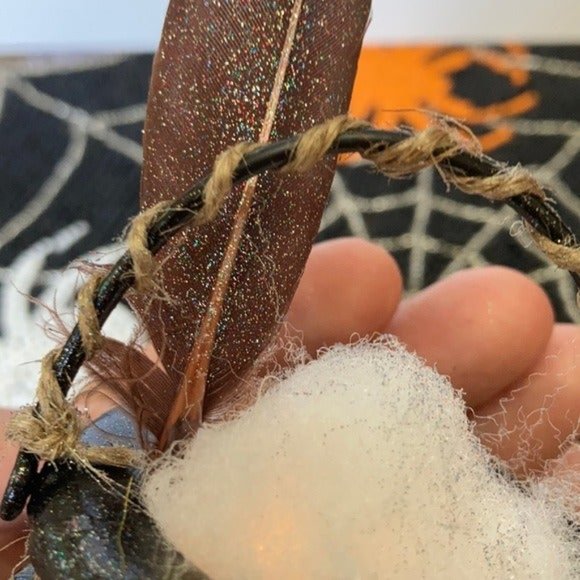 Cauldron autumn rustic lamp - Picture 9 of 12